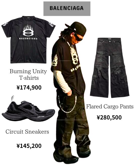 ellow Bucksのファッション特集！着ている服のブランドとアイテムをご 
